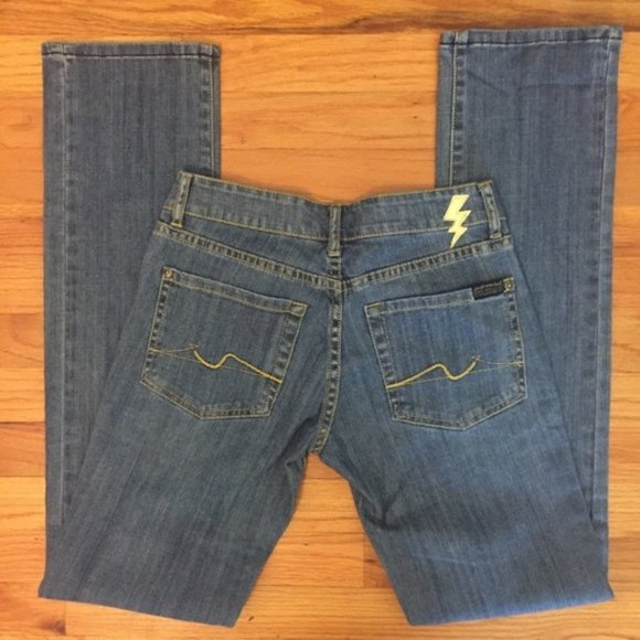 7 For All Mankind Jeans. “Gold Digger” Size 26 - Picture 3 of 5